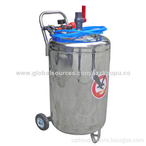 Stainless steel wax water spray machine car polisher